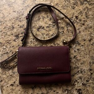 Michael Kors Wine Crossbody Bag
